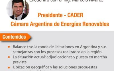 CADER participará en un importante congreso sobre energías renovables