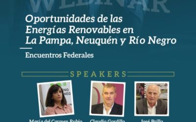 CADER organiza un Webinar para conocer planes de energías renovables en Río Negro, La Pampa y Neuquén