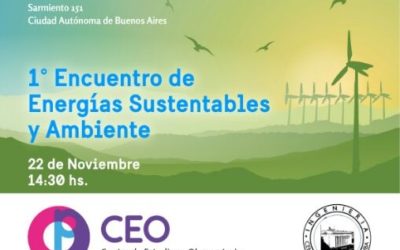 La Universidad de Buenos Aires invita al 1er Encuentro de Energías Sustentables y Ambiente