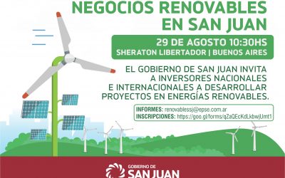 El Gobierno de San Juan lanza una convocatoria de proyectos de energías renovables